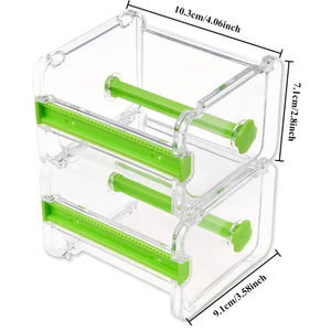 Herramientas Profesionales DRAGONLASH para Extensión de Pestañas, de Alta Calidad, Hechas a Máquina, con Banda de Algodón Negra y Dispensador de Cinta de Colores - Product Image 3