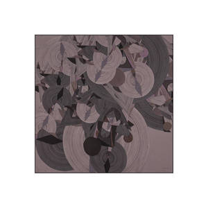 Geometric Patterned 90x90 Double-Sided <b>Silk</b> Twill <b>Scarf</b> by Bosphorus - Product Image 1