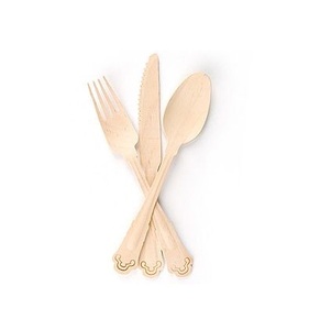 Juego de cubiertos de diseño moderno para decoración del hogar, juego de cubiertos de acero inoxidable de primera calidad con mango de madera al precio más barato - Product Image 6