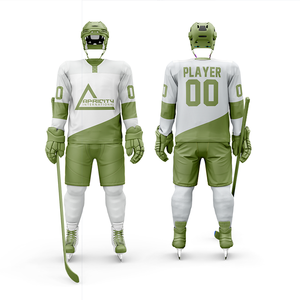 Uniformes de Hockey sobre Hielo Personalizados al por Mayor, Servicio de Fábrica OEM, Uniformes Deportivos Transpirables y Ecológicos - Product Image 5