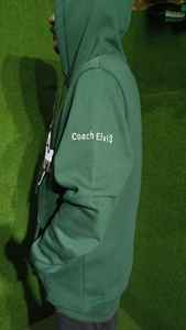 แจ็กเก็ตเลตเตอร์แมนสำหรับผู้ชายปักโลโก้ตามสั่งด้านหน้าสำหรับทีมเบสบอลวิทยาลัย - Product Image 5