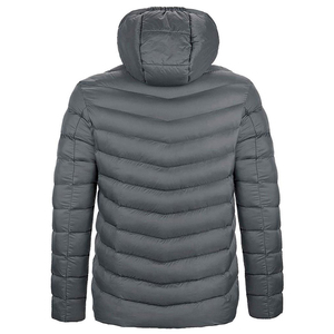 Veste d'hiver matelassée de qualité supérieure pour homme, sur mesure, avec col montant et fermeture éclair, confort respirant exceptionnel - Product Image 2