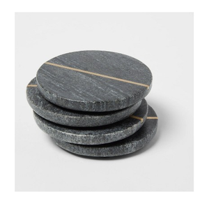 Fancy Design Black and Marble coaster Tabletop Tea <b>Coffee</b> Serving Mats and <b>Pads</b> Amazing Quality Best Selling - Product Image 2