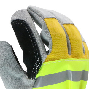 Vente en gros de gants de gréement en cuir de chèvre Gants respirants Doublure en coton Poignets Taille XL EN388 Certifié Travaux de soudage de construction - Product Image 2