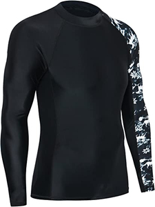 OEM High Quality Custom Logo <b>Men's</b> UV Protection <b>Compression</b> MMA Swim <b>Shirts</b> Long Sleeves Rash Guard - Product Image 4