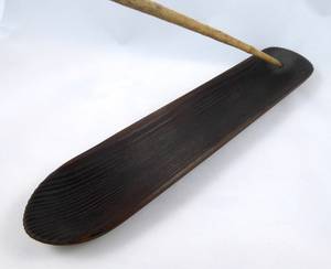 Porta Incienso de Madera Artesanal, Quemador de Varillas y Conos, Soporte de Agarbatti de Madera Natural para Meditación, Yoga y Pooja en el Hogar - Product Image 2