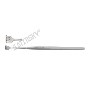 เครื่องมือผ่าตัด Satinsky Surgical ขนาด 160 มม. คุณภาพสูง ผลิตจากเหล็กกล้าไร้สนิม แบบ Knap Rollet Retractor ใช้แรงมือ ปลายแหลมคม - Product Image 6