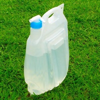 10 Liter 2,5 Gallonen Erweiterbarer Umweltfreundlicher Kunststoff-Wasserbehälter