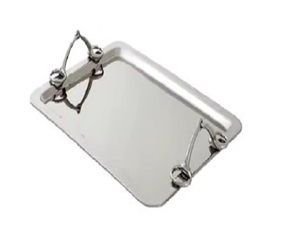 Bandeja decorativa de hoja de latón chapada en oro de tamaño personalizado, vajilla elegante para el hogar, Hotel, restaurante, plato para servir comida - Product Image 3