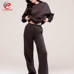 Sudadera Extra Grande con Cuello Redondo para Mujer, Personalizada al por Mayor, Estilo Deportivo Corto, para Invierno, Tejido de Felpa, 100% Algodón Ecológico - Product Image 6