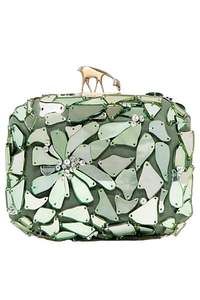 กระเป๋าคลัทช์เรซินหรูหราดีไซน์เนอร์ฤดูร้อนทำด้วยมือเป็นมิตรต่อสิ่งแวดล้อมปรับแต่งได้มีซิปกระเป๋าคลัทช์พลอยเทียม - Product Image 5