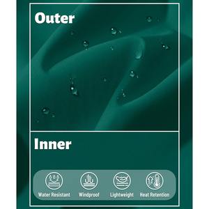 Veste en cuir unisexe, mode décontractée, fermeture éclair, col mandarin, manches longues, hiver, nouvelle toile enduite imperméable - Product Image 6