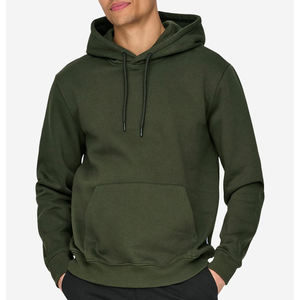 Sweat-shirts à capuche unisexes de haute qualité doublés de micro-polaire, sweats-shirts vierges, pull lourd, streetwear, sweat-shirt surdimensionné pour hommes - Product Image 3