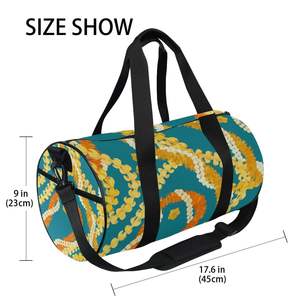 Bolsa de lona plegable de poliéster Oxford impermeable de alta calidad para mujer, bolsa deportiva de viaje de gran capacidad, zapatillas de estilo de negocios - Product Image 4