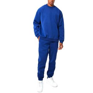 Conjuntos de Sudadera de Algodón para Hombre de Alta Calidad, Tallas Grandes, Transpirables, Ecológicos, Ajustados, con Patrón Sólido, para Invierno, Hechos en Fábrica - Product Image 1