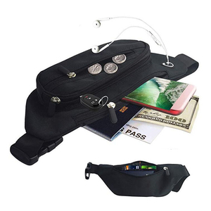 กระเป๋าคาดเอวสำหรับเล่นกีฬากลางแจ้งคุณภาพสูงรุ่นใหม่ล่าสุด พร้อมซิปปิด ผลิตจากโพลีเอสเตอร์รักษ์โลก เหมาะสำหรับทุกเพศทุกวัย ใช้สำหรับเดินทางและเดินป่า - Product Image 6