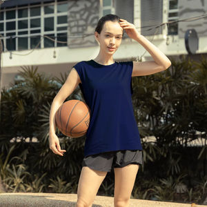 Ultifresh Sporty Performance Sports Unisexe Singlet 100% Polyester Respirant Évacuation de l'humidité Absorption de la transpiration 3D Tricoté ODM - Product Image 6