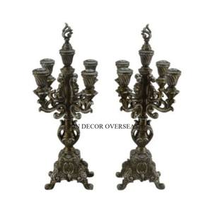 Candelabros de boda de metal pulido brillante con acabado de color plateado, tamaño y logotipo personalizados disponibles a un precio impresionante - Product Image 4