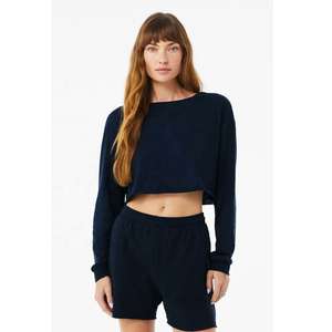 เสื้อยืดครอปผู้หญิง OEM สไตล์ฮิปฮอป เสื้อยืดครอปสำหรับสาวๆ ลายพิมพ์สตรีท เรียบง่าย ใส่ได้ในฤดูร้อน ผ้าฝ้าย 100% - Product Image 5