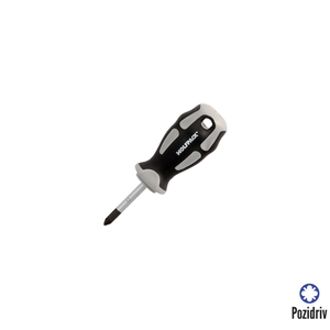 Cacciavite Pozidriv in Acciaio S2 con Impugnatura Bimateriale TPR Misura PZ 1 x O/ 5 x 38 mm. DIN5262. - Product Image 1