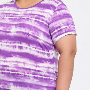 เสื้อยืดขนาด XL สำหรับผู้หญิง,เสื้อยืดมัดย้อมเสื้อยืดทำเองขายดี - Product Image 5