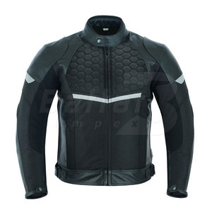 2025 nouveau Style Auto Racing porter veste de moto en cuir Offre Spéciale veste de moto fabriquée au Pakistan - Product Image 1