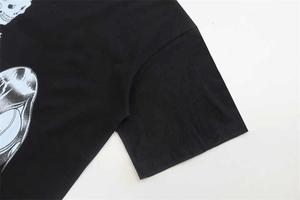 Camiseta de algodón de punto de peso pesado de alta calidad para hombre-Camisetas ecológicas gráficas con serigrafía personalizada - Product Image 5