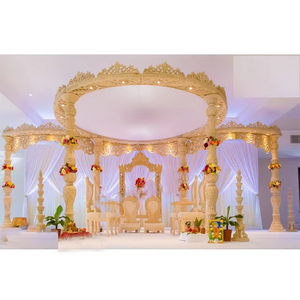 Último Modelo de Mandap Decorativo para Bodas en el Reino Unido, Conjunto de Mandap Interior de Tendencia para Bodas en el Reino Unido, Último Modelo de Mandap de Madera para Bodas en Australia - Product Image 1