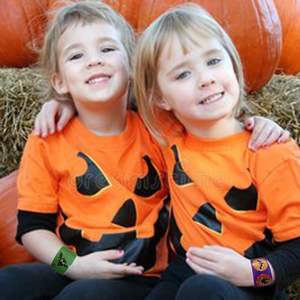 JoFAN 48 PCS Halloween Slap <b>Bracelets</b> Toys and Treat Bags for Kids Girls <b>Boys</b> Party Favors Tableware & Decorations - Product Image 2