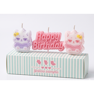 Decorative Handmade <b>Paraffin</b> Wax Birthday Candles for Parties Weddings Home Decor - Product Image 1