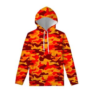 Sudadera con capucha de camuflaje digital de gran tamaño para hombre, forro polar transpirable con diseño antiestático para otoño, ropa de calle, Sudadera con capucha - Product Image 6