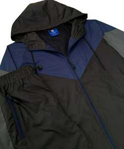 ชุดวอร์มกันลมสองชิ้นพร้อมกางเกงขาสั้นโลโก้ออกแบบได้ตามต้องการ - Product Image 2