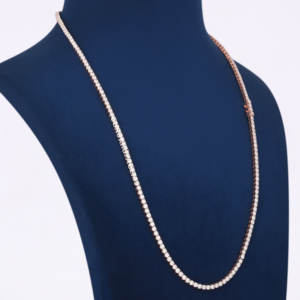 Wholesale the Latest Fashion Jewelry Designer 925 Sterling <b>Silver</b> VVS Moissanite Diamond customizable tennis <b>chain</b> necklace - Product Image 2