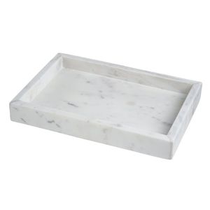 White Marble Petite Round Tray Elegant <b>Decorative</b> Serving Dish Premium Marble Tray for Kitchen Luxury Home <b>Decor</b> Platter - Product Image 4