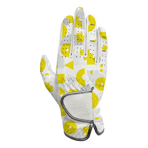 Gant de golf en cuir Cabretta souple et respirant avec logo personnalisé aux couleurs personnalisées Gant d'accessoires de golf pour hommes et femmes gauchers - Product Image 3