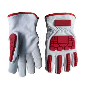 ถุงมือช่างสำหรับงานหนักทนน้ำมันป้องกันการสั่นสะเทือนพร้อมถุงมือป้องกัน TPR - Product Image 1