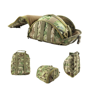 Sac de transport pour casque rapide - Fixations MOLLE BTP, poignée de transport, doublure intérieure rembourrée et souple, sac à bandoulière, camouflage personnalisé - Product Image 1
