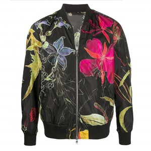 Chaquetas de invierno personalizadas de fábrica de ropa para hombre, chaqueta bomber con cuello de béisbol de estilo unisex con bordado de chenilla - Product Image 1