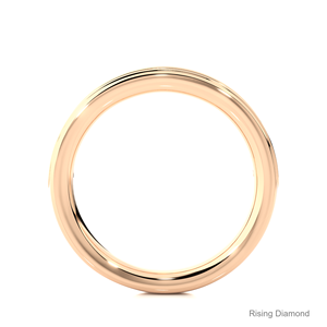 0.42 CTW ชุดปูเพชรทรงกลมสำหรับปูเป็นเม็ดกลมสีโรสโกลด์แหวนแต่งงานครบรอบของขวัญ - Product Image 2