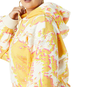 เสื้อมีฮู้ดโอเวอร์ไซส์สำหรับผู้หญิงเสื้อมีฮู้ดโอเวอร์ไซส์วิธีการพิมพ์แบบกำหนดเองดีไซน์ล่าสุดน้ำหนักเบา - Product Image 5