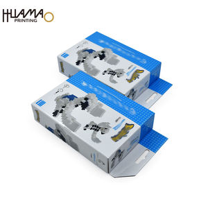 Caja de embalaje plegable reciclable OEM para juguetes de construcción de microbloques, caja de regalo para ladrillos pequeños - Product Image 4