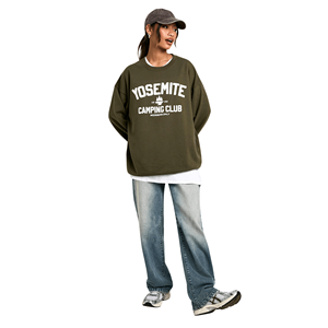 Sudaderas de invierno personalizadas con serigrafía 3D de bajo MOQ para mujer, hechas a medida con tela de algodón y forro polar, estilo urbano con hombros caídos. - Product Image 4