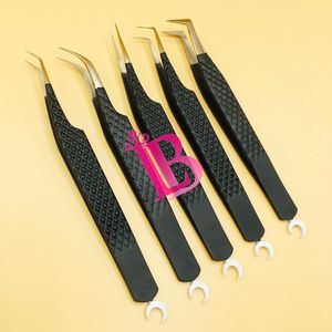 แหนบคุณภาพพรีเมียม แหนบต่อขนตา ดีไซน์ด้านล่างแบบมิงค์ แหนบคุณภาพสูง ดีไซน์ทรงพระจันทร์ ดีไซน์สั่งทำพิเศษ ระดับท็อป - Product Image 5