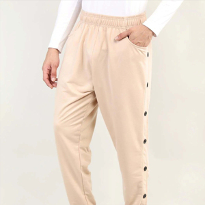 Pantalon de jogging décontracté basique respirant à séchage rapide léger coupe slim avec cordon de serrage et poches pour homme pantalon large en coton premium - Product Image 4