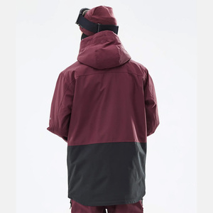 OEM chaquetas de nieve de invierno para esquiar y snowboard con capucha cremallera a prueba de viento impermeable prendas de vestir exteriores personalizadas para hombres mujeres y jóvenes - Product Image 2