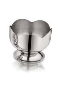 Tazón de Postre Clásico Hecho a Mano de Acero Inoxidable, Taza de Servir de Metal Apta para Alimentos para Hoteles y Decoración del Hogar para Servir Helado - Product Image 3