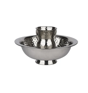 Bol de lavage en acier inoxydable avec poignée double face en laiton pour l'artisanat de prix bon marché Bol de lavage de qualité supérieure - Product Image 5