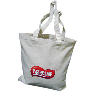 Nouvelle collection de sacs à provisions en toile imprimée écologique 14 "W X 15" H Logo personnalisé en option du fabricant indien - Product Image 4