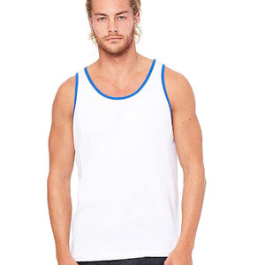 Heather เสื้อกล้ามสีเทาโพลีเอสเตอร์48,เสื้อกล้ามคอตตอน52สำหรับใส่ไปยิมผู้ค้าส่งเสื้อกล้ามที่ดีที่สุด - Product Image 3