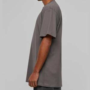 เสื้อยืดไหล่ลงของผู้ชายผ้าฝ้าย100% ออกแบบโลโก้ได้ตามต้องการ - Product Image 6